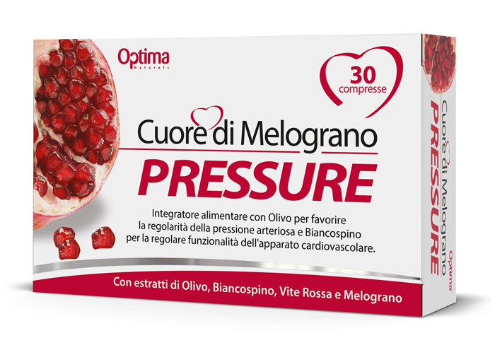 CUORE DI MELOGRANO PRESSURE 30 COMPRESSE 1 G - latuafarmacia.org