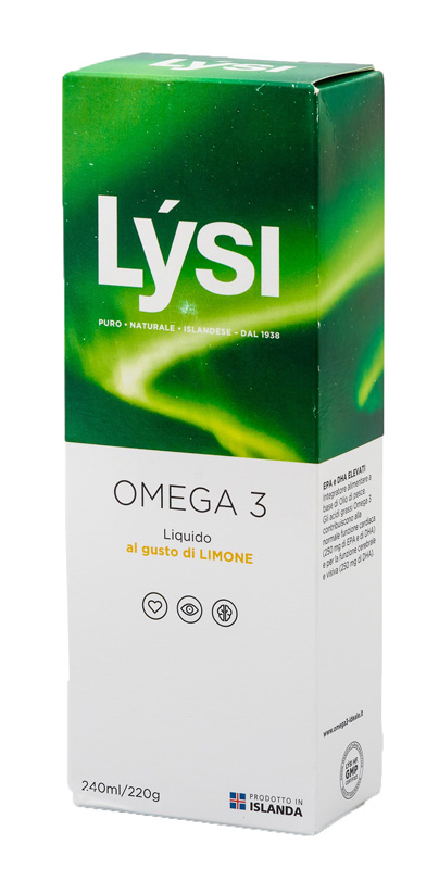 LYSI OMEGA3 LIQUIDO LIMONE 240 ML - latuafarmacia.org