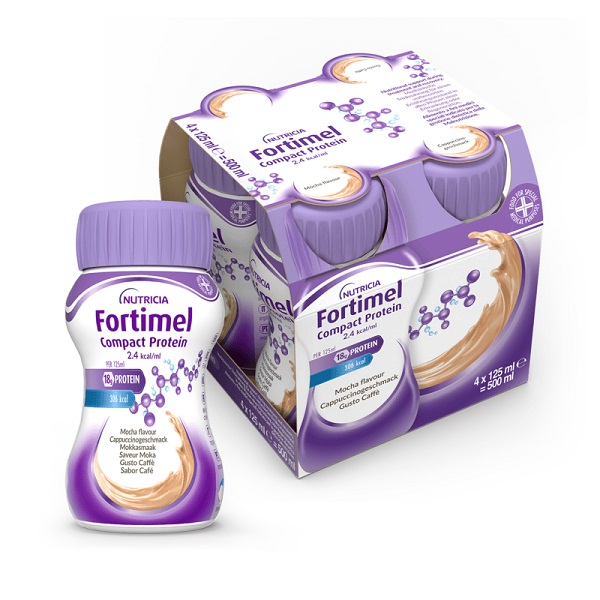 FORTIMEL COMPACT PROTEIN CAFFE' 4 BOTTIGLIE DA 125 ML - latuafarmacia.org