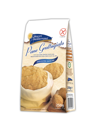 PIACERI MEDITERRANEI PANE GRATTUGGIATO SENZA GLUTINE 250 G - latuafarmacia.org