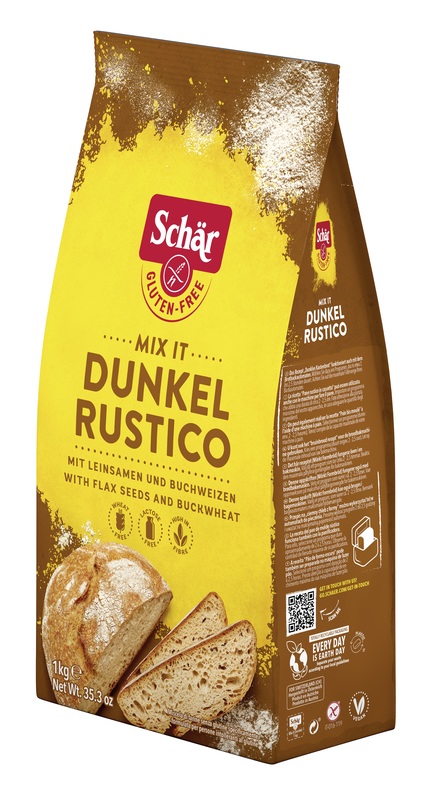 SCHAR MIX IT DUNKEL RUSTICO SENZA GLUTINE SENZA LATTOSIO 1 KG - latuafarmacia.org