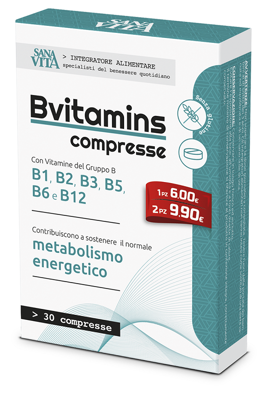 SANAVITA BVITAMINS 30 COMPRESSE - latuafarmacia.org