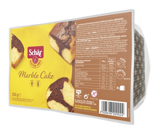 SCHAR MARBLE CAKE SENZA LATTOSIO 250 G - latuafarmacia.org