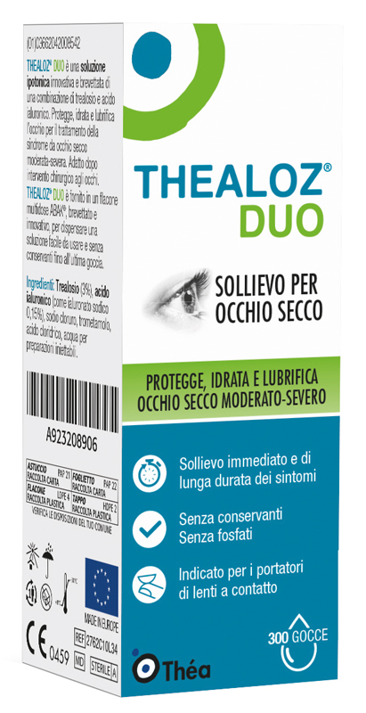 THEALOZ DUO SOLUZIONE OCULARE FLACONE 10 ML - latuafarmacia.org
