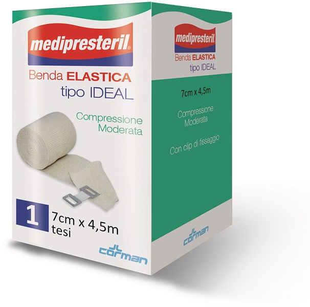 BENDA ELASTICA MEDIPRESTERIL IDEAL CM7X45MT - latuafarmacia.org
