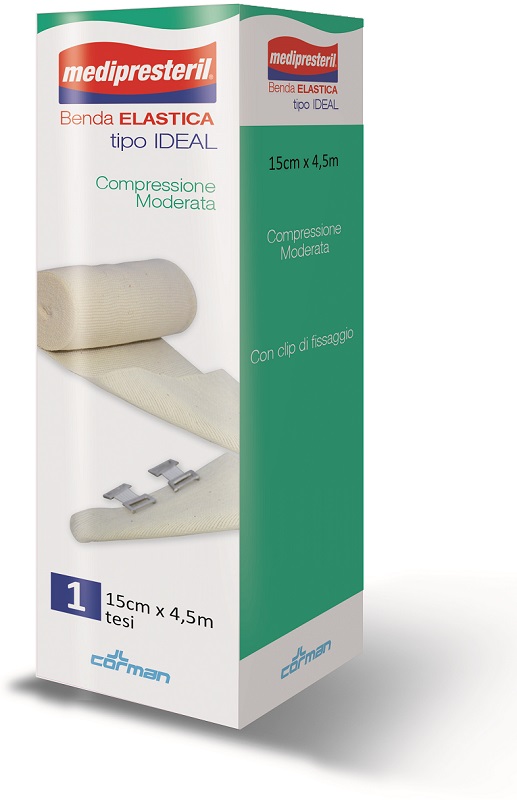 BENDA ELASTICA MEDIPRESTERIL IDEAL CM15X45MT - latuafarmacia.org