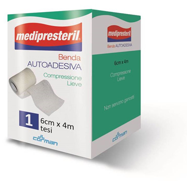 BENDA ADESIVA MEDIPRESTERIL 6X400CM - latuafarmacia.org