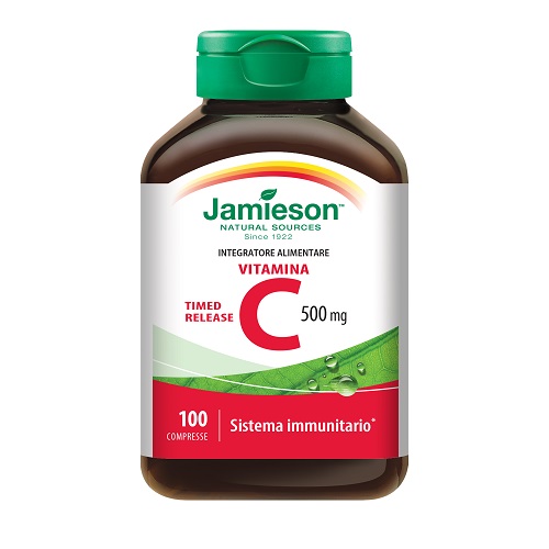 VITAMINA C 500 TIMED RELEASE GUSTO ARANCIA 100 COMPRESSE - latuafarmacia.org