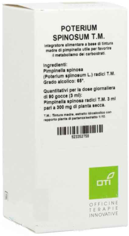POTERIUM SPINOSUM TINTURA MADRE GOCCE 100ML - latuafarmacia.org
