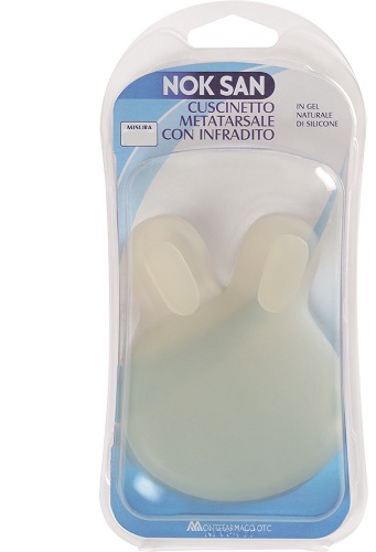 NOK SAN GEL CUSCINETTO METATARSALE CON INFRADITO S/M - latuafarmacia.org