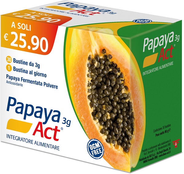 PAPAYA ACT 3G 30 BUSTINE - latuafarmacia.org