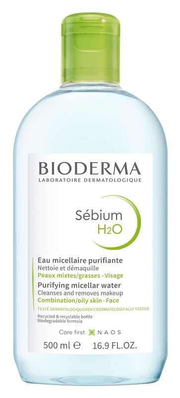 SEBIUM H2O ACQUA MICELLARE DETERGENTE PURIFICANTE 500 ML - latuafarmacia.org
