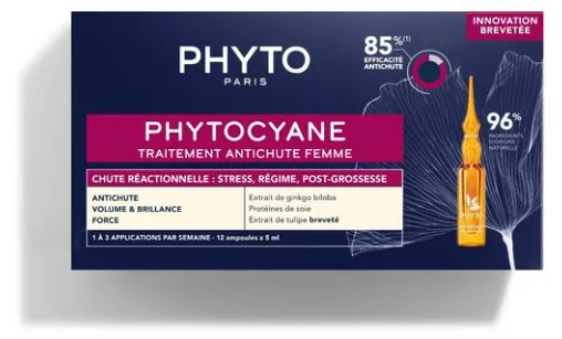 PHYTO PARIS PHYTOCYANE TRATTAMENTO ANTICADUTA CAPELLI DONNA 12 FIALE 7,5 ML - latuafarmacia.org