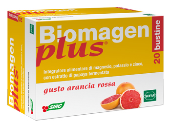 BIOMAGEN PLUS ARANCIA ROSSA 20 BUSTE ASTUCCIO 100 G - latuafarmacia.org