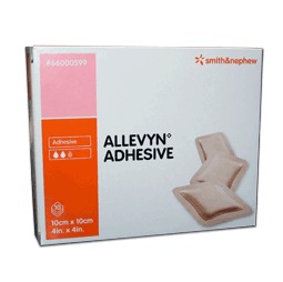 MEDICAZIONE ALLEVYN ADHESIVE 10 CM X 10 CM 10 PEZZI - latuafarmacia.org