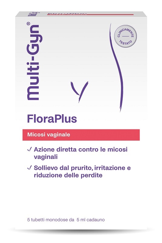 FLORAPLUS MULTI-GYN CANDIDOSI VAGINALE 5 TUBETTI X 5 ML - latuafarmacia.org