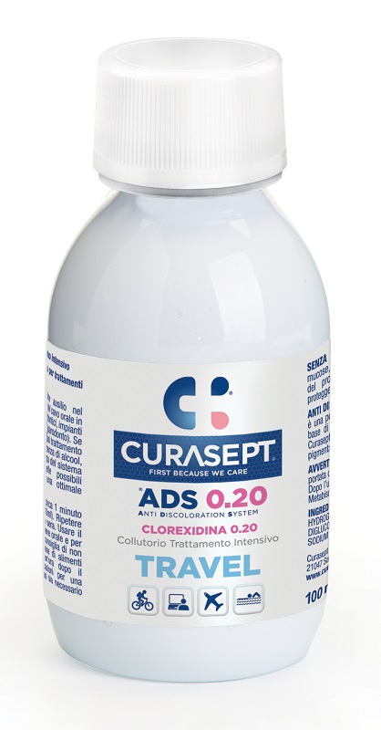 CURASEPT COLLUTORIO 0,20 ADS TRAVEL 100 ML - latuafarmacia.org