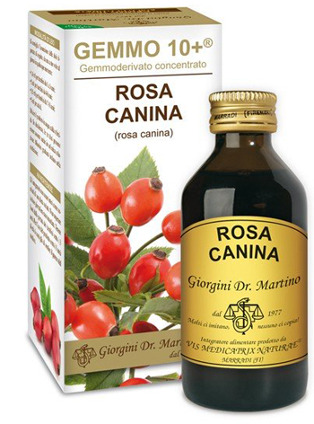 GEMMO 10+ ROSA CANINA LIQUIDO ANALCOLICO 100 ML - latuafarmacia.org