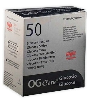 STRISCE MISURAZIONE GLICEMIA OGCARE 50 PEZZI - latuafarmacia.org