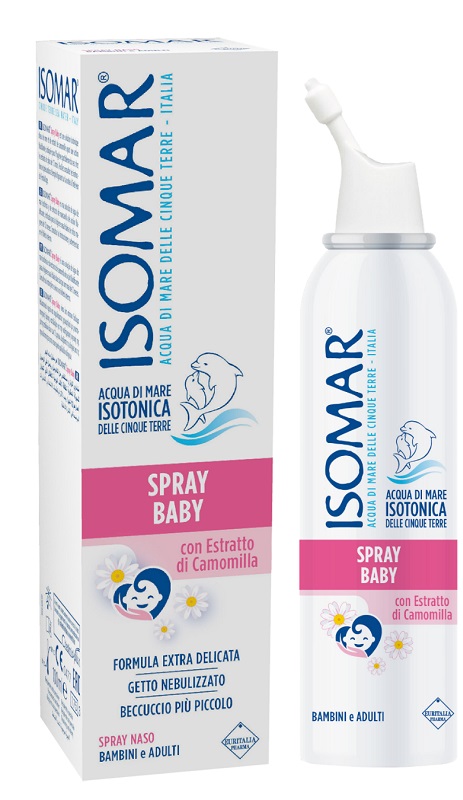 ISOMAR SPRAY BABY CON CAMOMILLA 100 ML - latuafarmacia.org