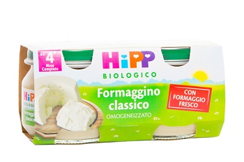 HIPP BIO OMOGENEIZZATO FORMAGGINO CLASSICO 2X80 G - latuafarmacia.org