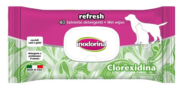 SALVIETTE CLOREXIDINA INODORINA 40 PEZZI - latuafarmacia.org