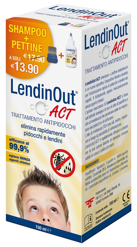 LENDINOUT ACT ANTIPIDOCCHI 150 ML - latuafarmacia.org