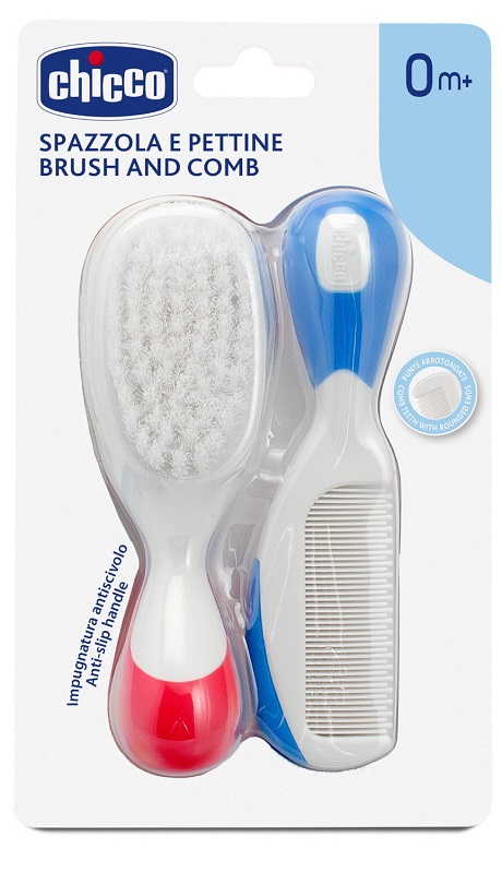 CHICCO SPAZZOLA + PETTINE NYLON - latuafarmacia.org