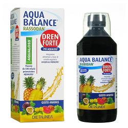 AQUA BALANCE RASSODAN DREN FORTE GUSTO ANANAS 500 ML DIETALINEA + AQUALOSS 2,8 G - latuafarmacia.org