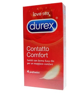 PROFILATTICO DUREX CONTATTO COMFORT 4 PEZZI - latuafarmacia.org