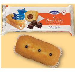 BONONIA PLUMCAKE CREMA CIOCCOLATO SENZA GLUTINE 6 X 45 G - latuafarmacia.org