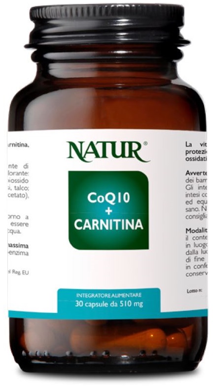 COQ10+CARNITINA 60 CAPSULE - latuafarmacia.org