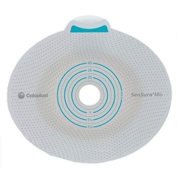 PLACCA PER UROSTOMIA COLOSTOMIA ILEOSTOMIA SENSURA MIO CLICK SISTEMA A DUE PEZZI FLANGIA 70 MM FORO RITAGLIABILE 10-65 MM 5 PEZZI - latuafarmacia.org