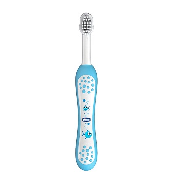 CHICCO SPAZZOLINO PRIMI DENTI DA LATTE AZZURRO 6-36 MESI - latuafarmacia.org