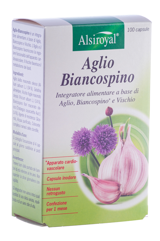 AGLIO BIANCOSPINO 100 CAPSULE - latuafarmacia.org
