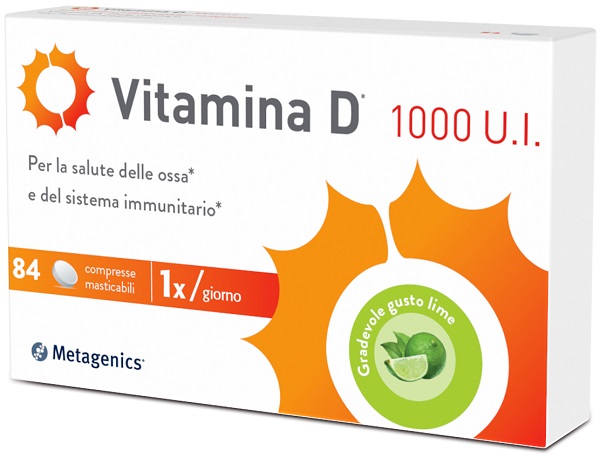 VITAMINA D 1000 UI 84 COMPRESSE MASTICABILI - latuafarmacia.org