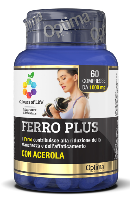 COLOURS OF LIFE FERRO PLUS 60 COMPRESSE 1000 MG - latuafarmacia.org