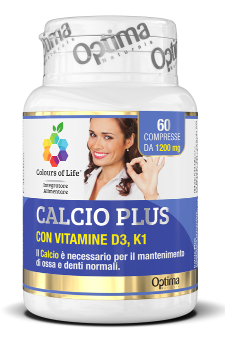 COLOURS OF LIFE CALCIO PLUS 60 COMPRESSE 1200 MG - latuafarmacia.org