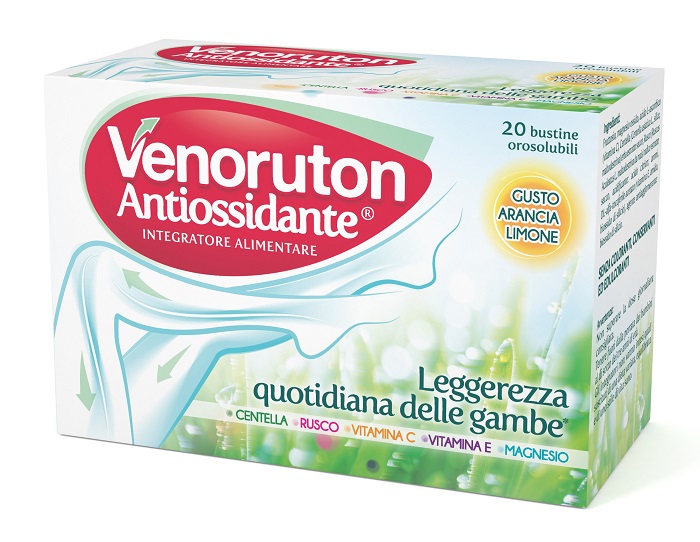 VENORUTON ANTIOSSIDANTE 20 BUSTINE OROSOLUBILI MONODOSE - latuafarmacia.org