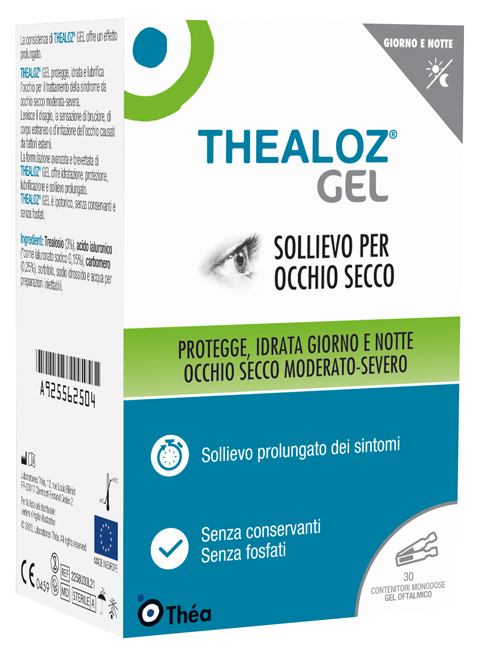 THEALOZ GEL OFTALMICO 30 CONTENITORI MONODOSE 0,4 G - latuafarmacia.org