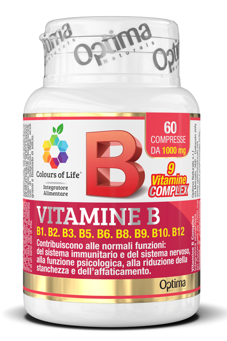COLOURS OF LIFE VITAMINE B COMPLEX 60 COMPRESSE 1000 MG - latuafarmacia.org