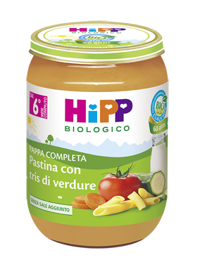 HIPP BIO HIPP BIO PAPPA PRONTA PAST TRIS DI VERDURE 190 G - latuafarmacia.org