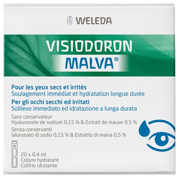 GOCCE OCULARI VISIODORON MALVA 20 MONODOSE DA 0,4 ML - latuafarmacia.org