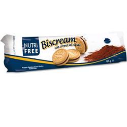NUTRIFREE BISCREAM CON CREMA AL CACAO 125 G - latuafarmacia.org