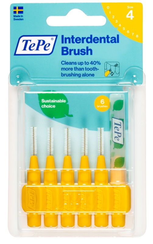 TEPE SCOVOLINO GIALLO 0,7 MM 6 PEZZI - latuafarmacia.org