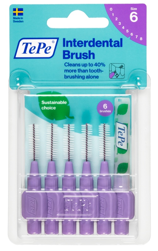 TEPE SCOVOLINO VIOLA 1,1MM 6 PEZZI - latuafarmacia.org