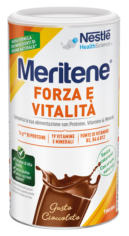 MERITENE FORZA E VITALITA' CIOCCOLATO 270 G - latuafarmacia.org