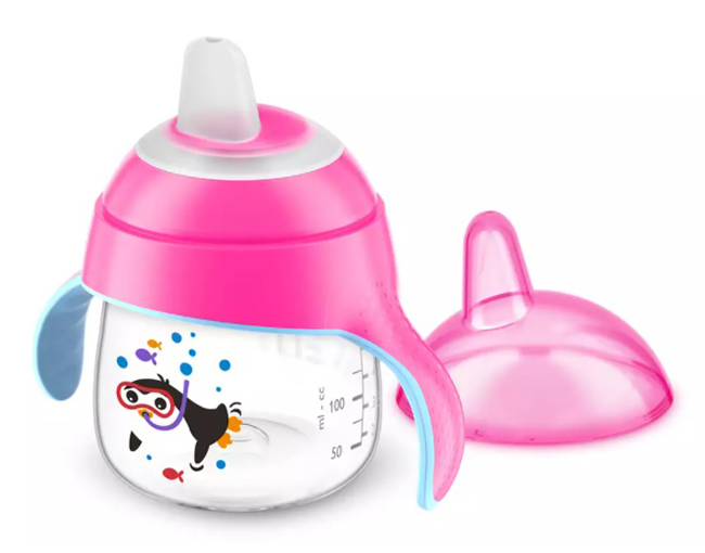 AVENT TAZZA CON BECCUCCIO DECORATA AZZURRO 200 ML - latuafarmacia.org