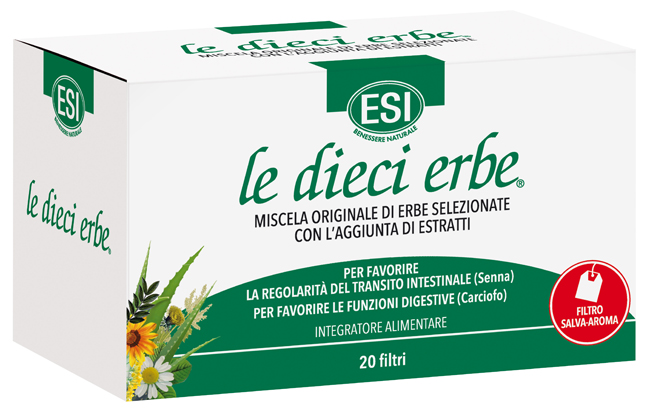 ESI LE DIECI ERBE TISANA 20 FILTRI - latuafarmacia.org