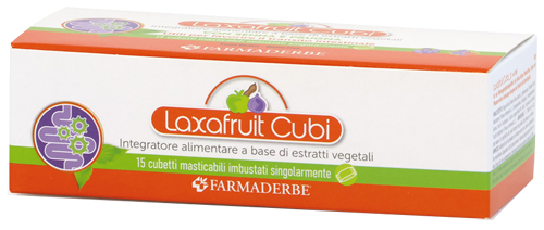 LAXAFRUIT 15 CUBETTI MASTICABILI 150 G - latuafarmacia.org
